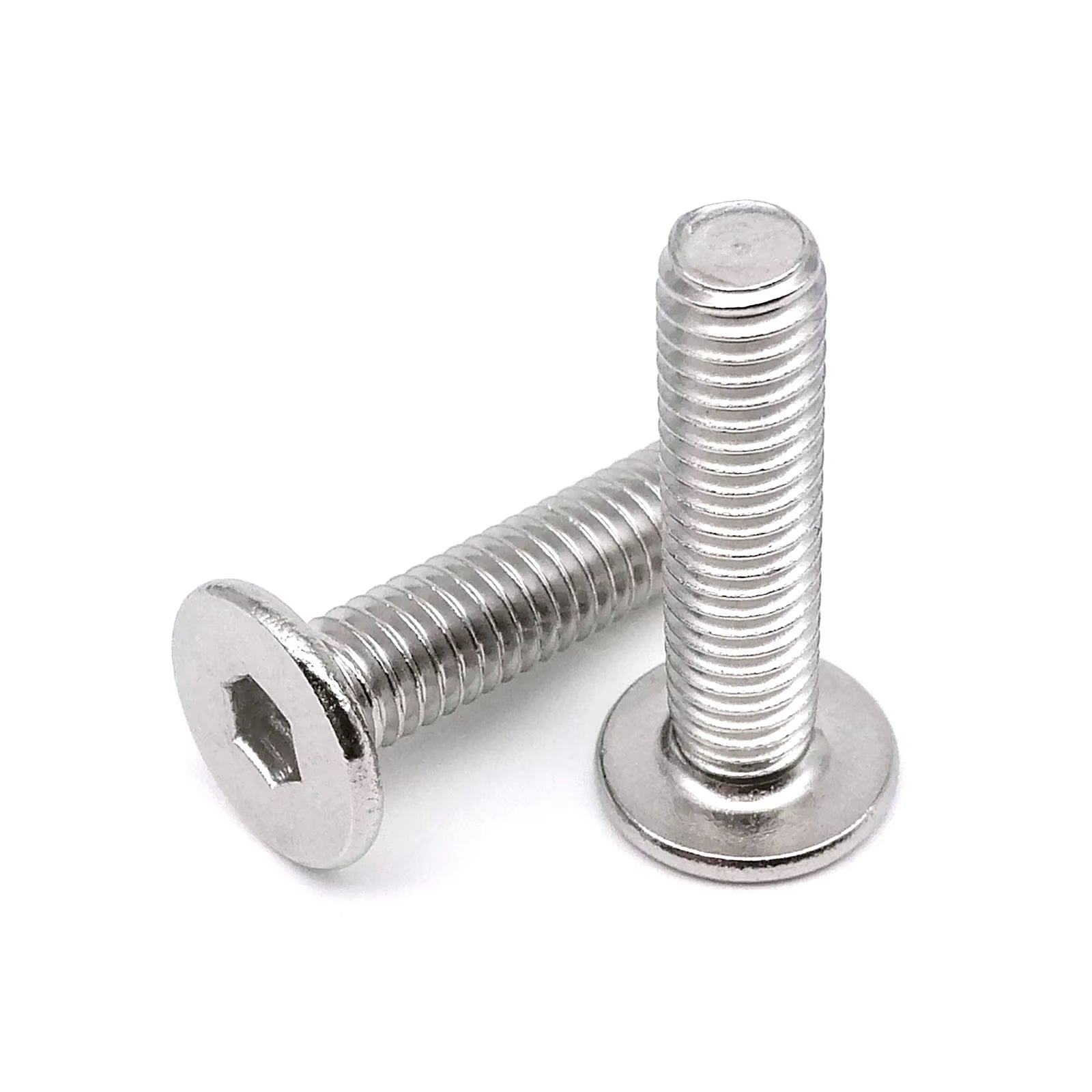CM M1.6 M2 M2.5 M3 M4 M5 M6 M8 304 A2-70 Stainless Steel Hex Hexagon Socket Ultra Thin Flat Wafer Allen Head Bolt Screw