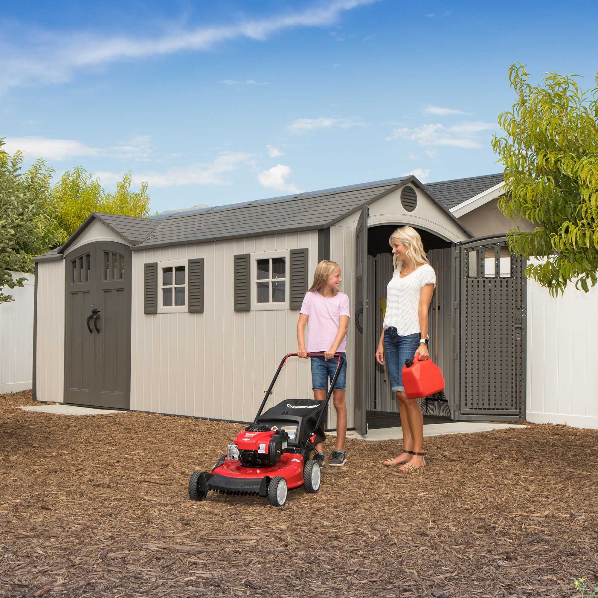 Lifetime 11 Ft. X 18.5 Ft. Outdoor Storage Shed - 60236