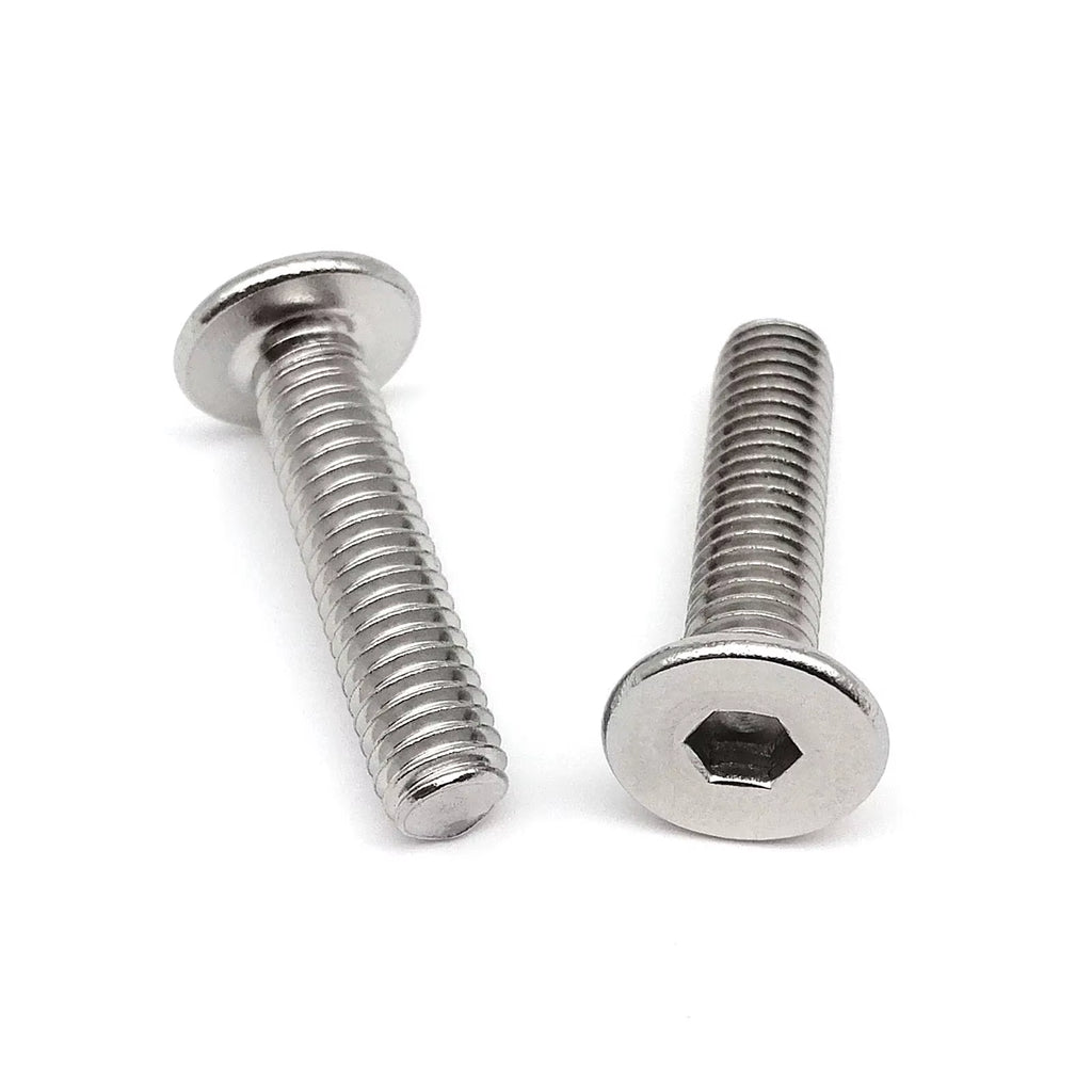 CM M1.6 M2 M2.5 M3 M4 M5 M6 M8 304 A2-70 Stainless Steel Hex Hexagon Socket Ultra Thin Flat Wafer Allen Head Bolt Screw