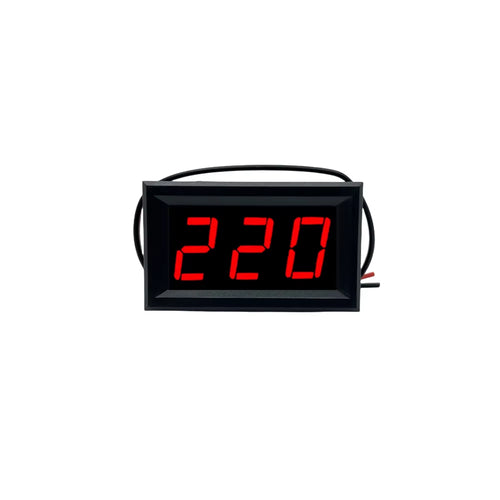 AC 70-500V 0.56" LED Digital Voltmeter Voltage Meter Volt Instrument Tool 2 Wires Red Green Blue Display 110V 220V DIY 0.56 Inch